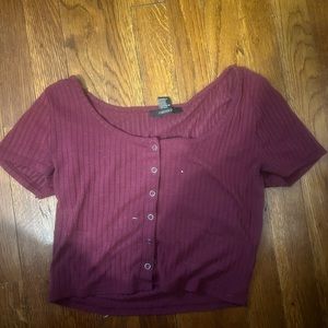 Basic Maroon short sleeve tee
